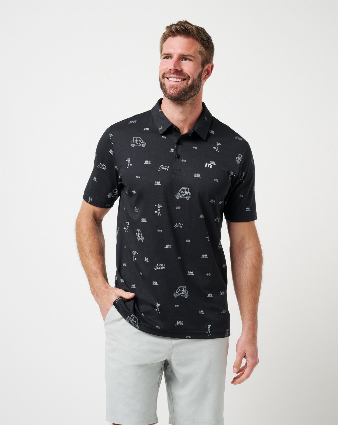 Men|Golf Golf Sucks Polo