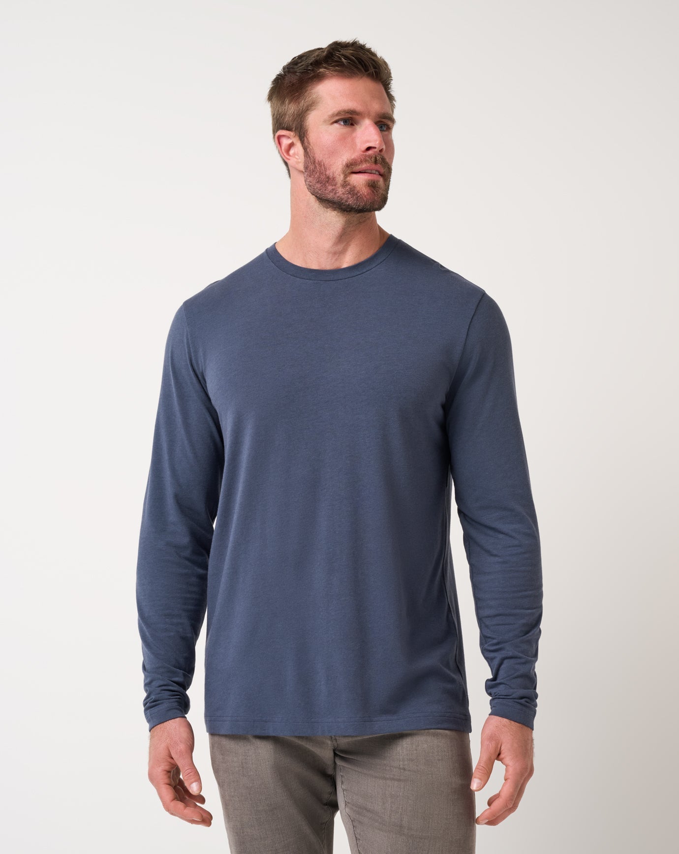 Men Cloud Crew Long Sleeve Tee
