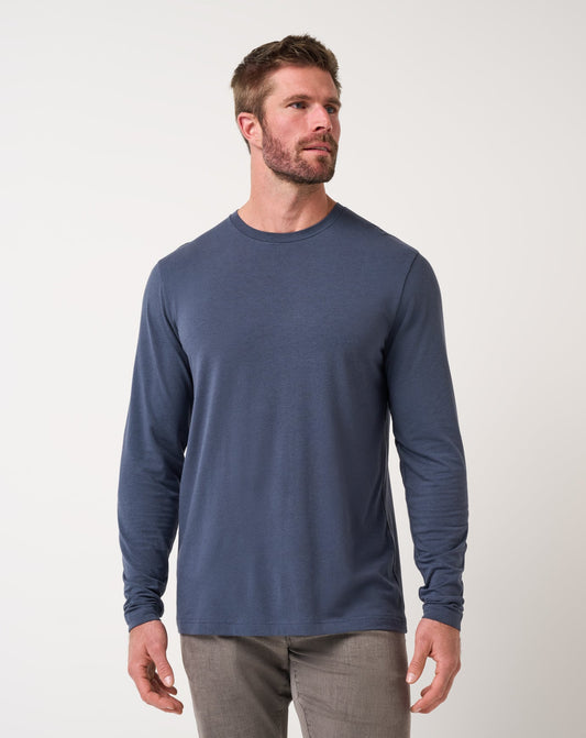Men Cloud Crew Long Sleeve Tee