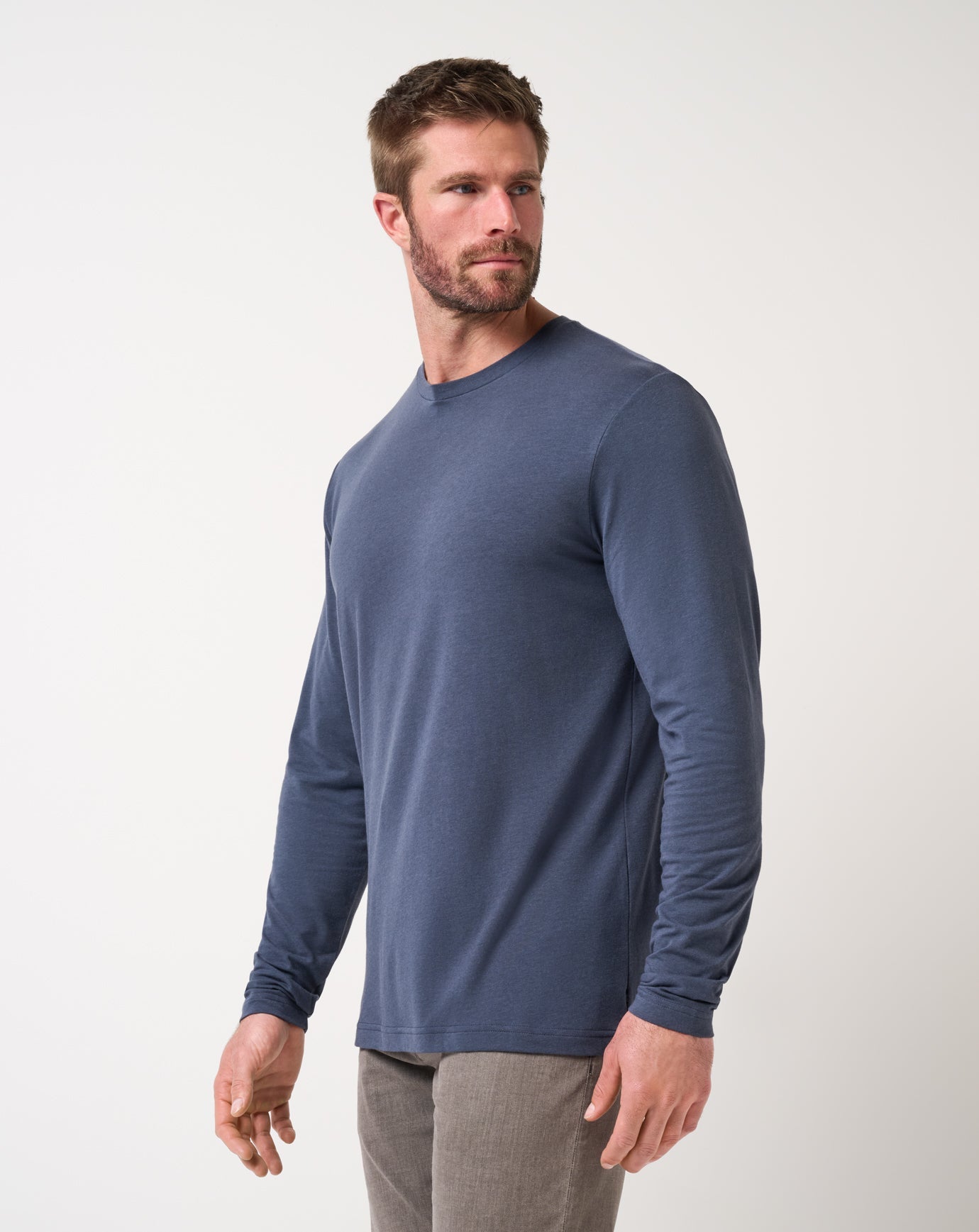 Men Cloud Crew Long Sleeve Tee