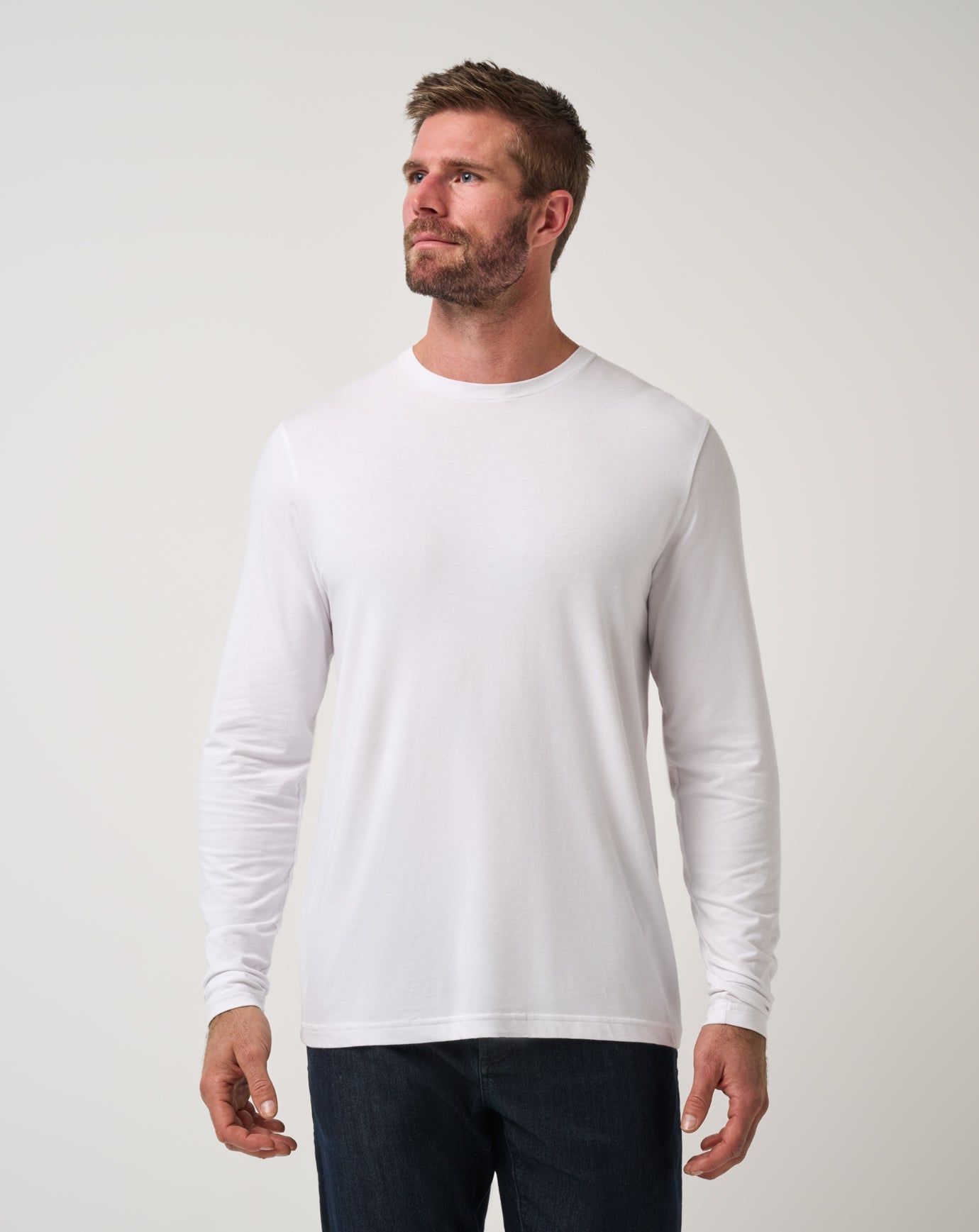 Men Cloud Crew Long Sleeve Tee