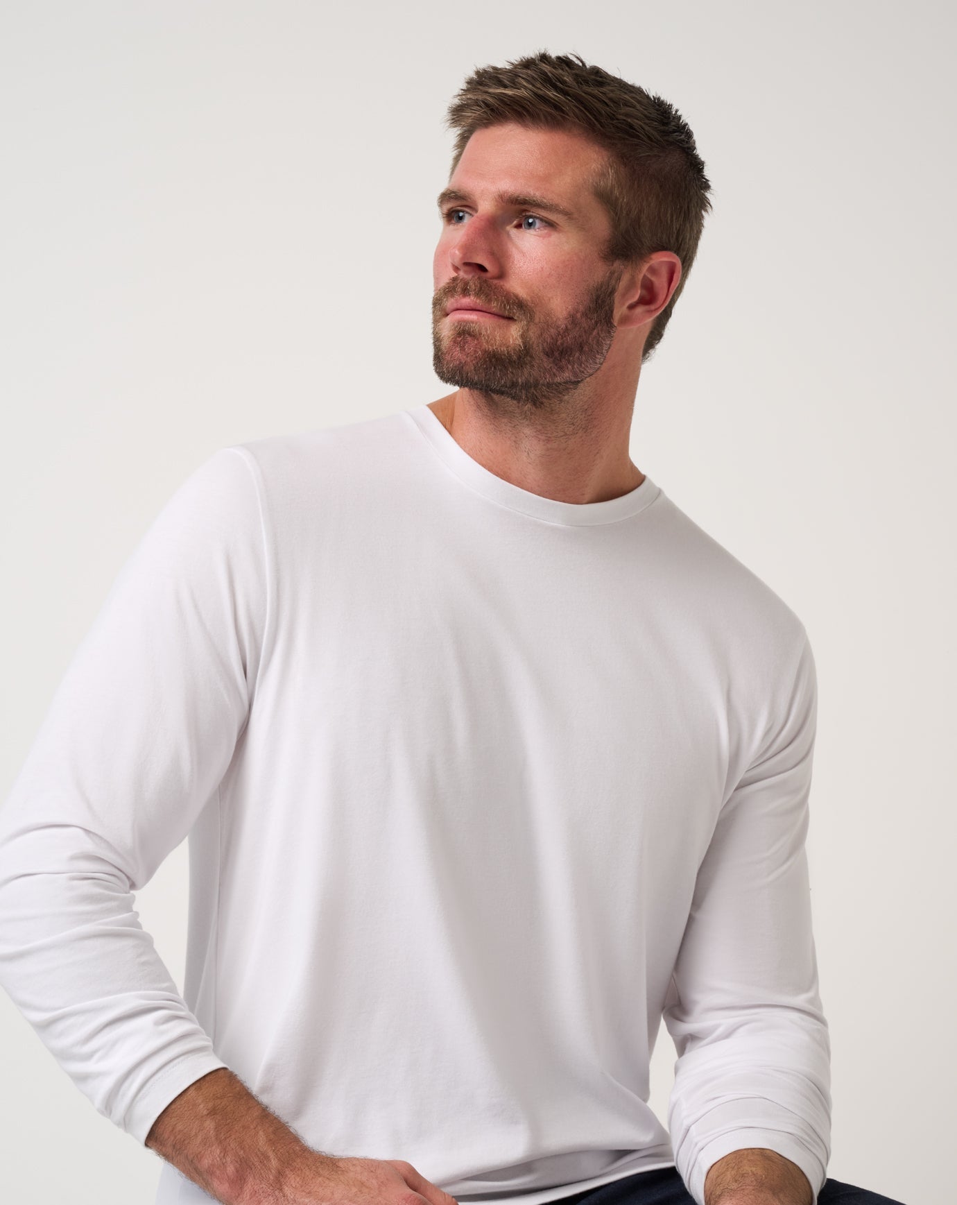 Men Cloud Crew Long Sleeve Tee