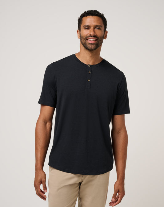 Men Cloud Henley Tee