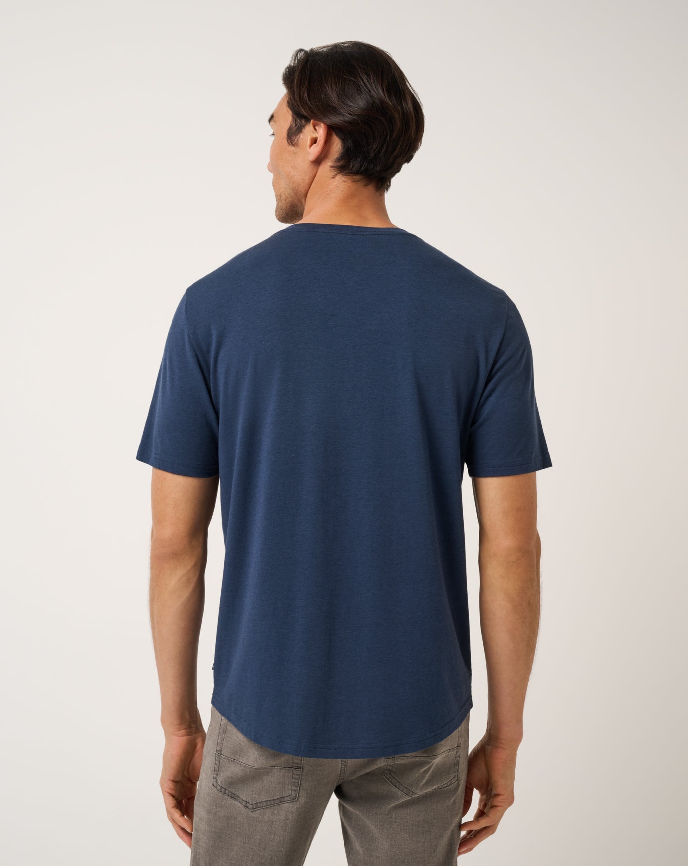 Men Cloud Henley Tee