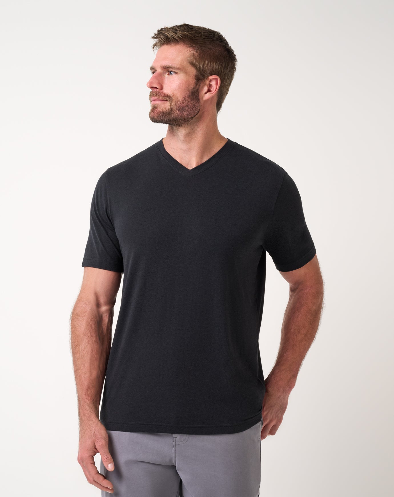 Men Cloud V-Neck Tee