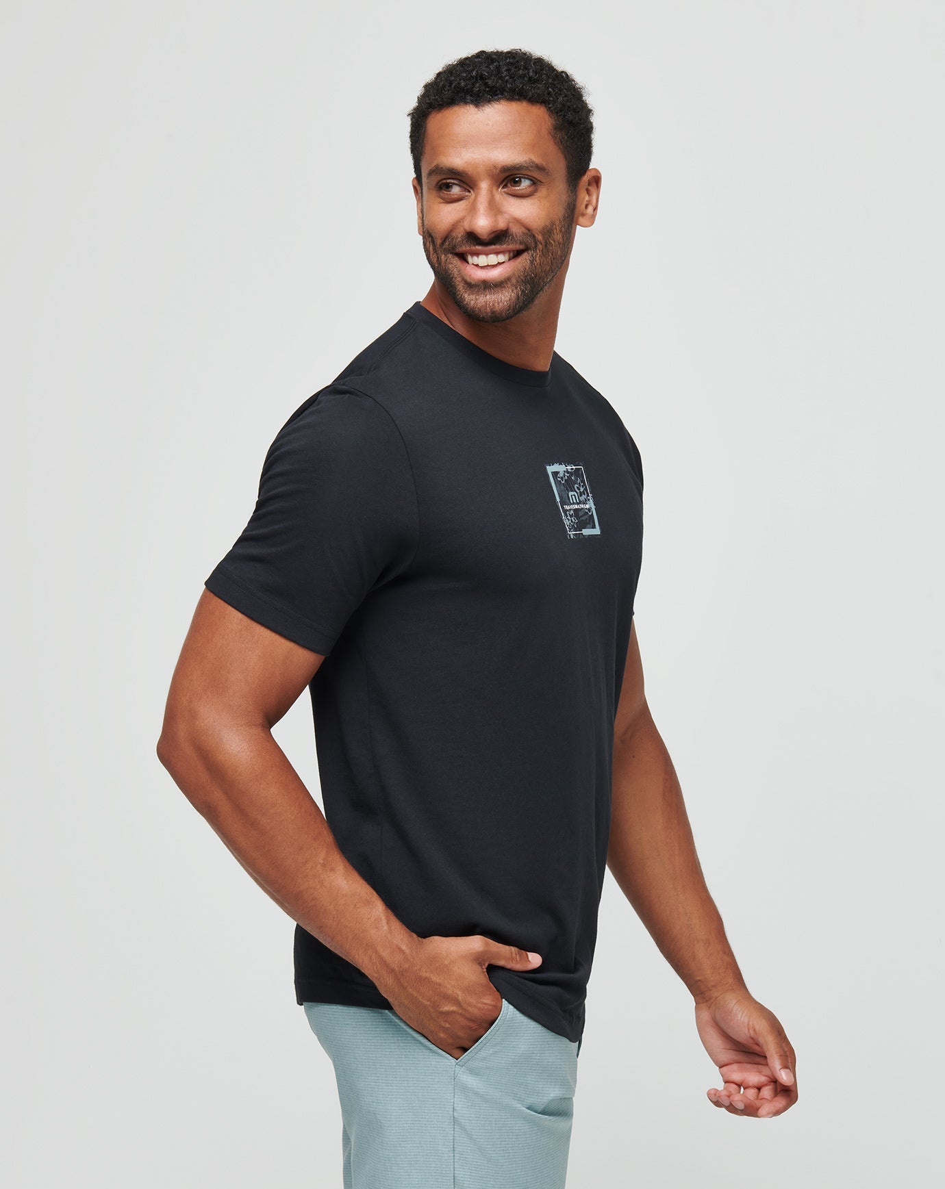 Men Living Aloha Tee