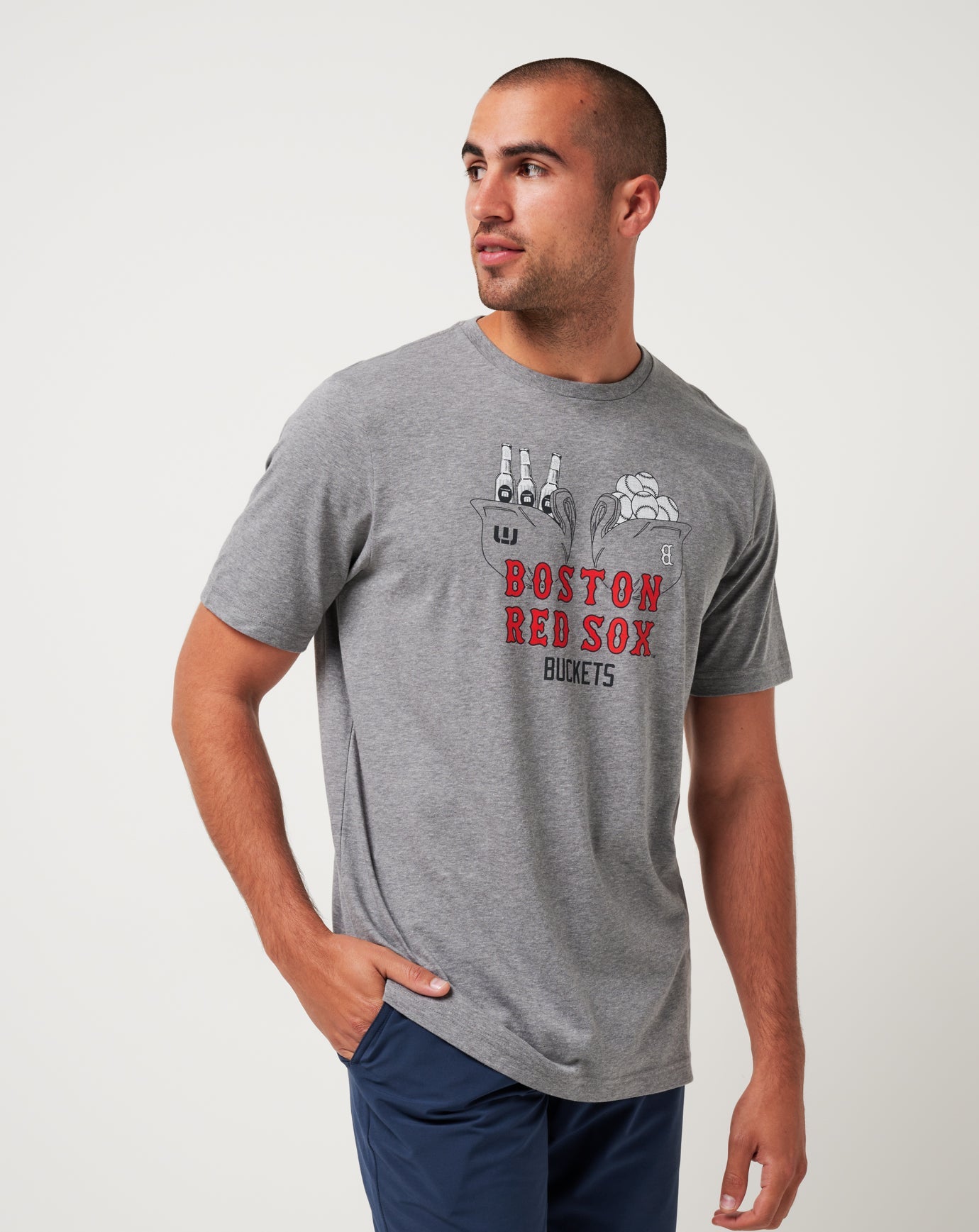 Men|Game Day|New Boston Red Sox Strike One Tee