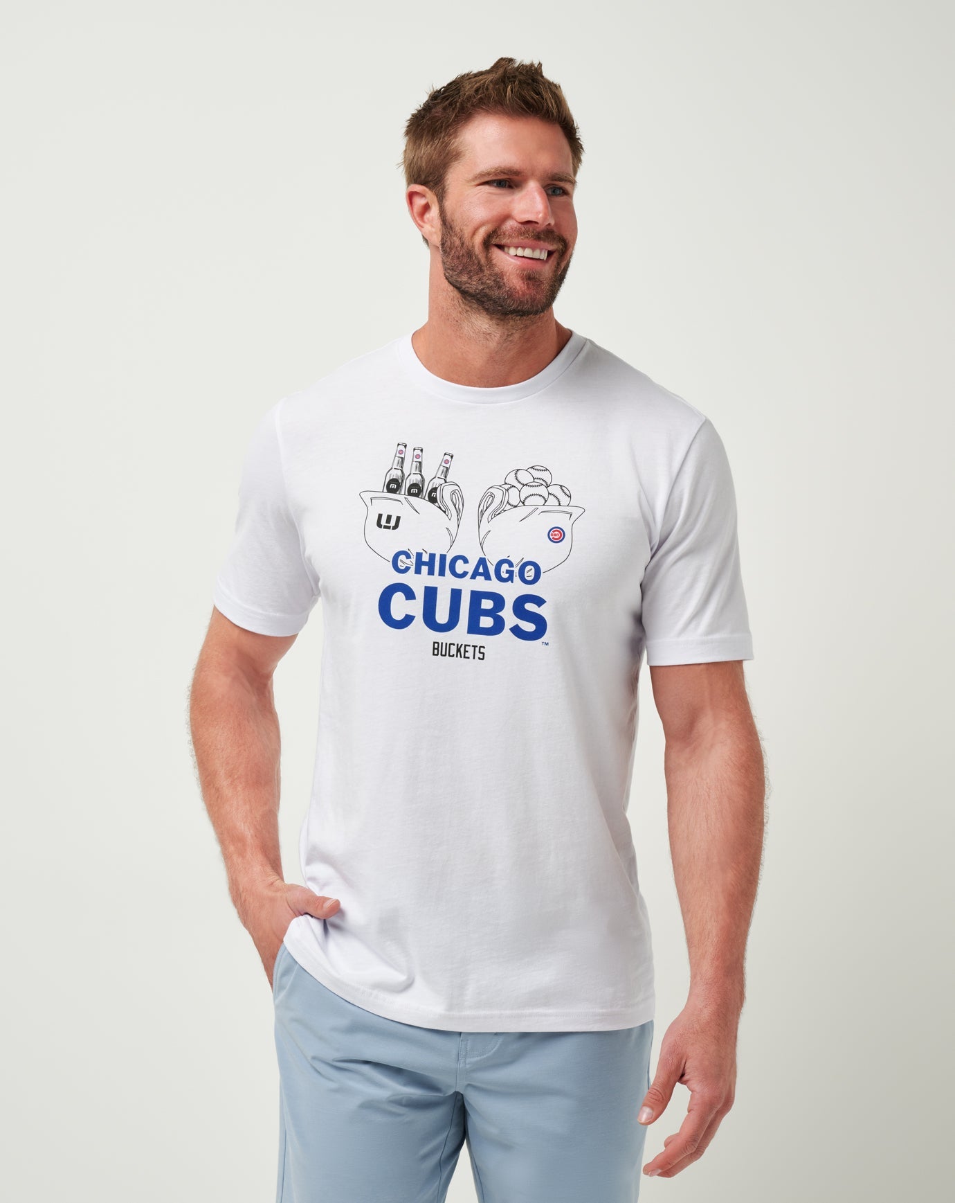 Men|Game Day|New Chicago Cubs Strike One Tee