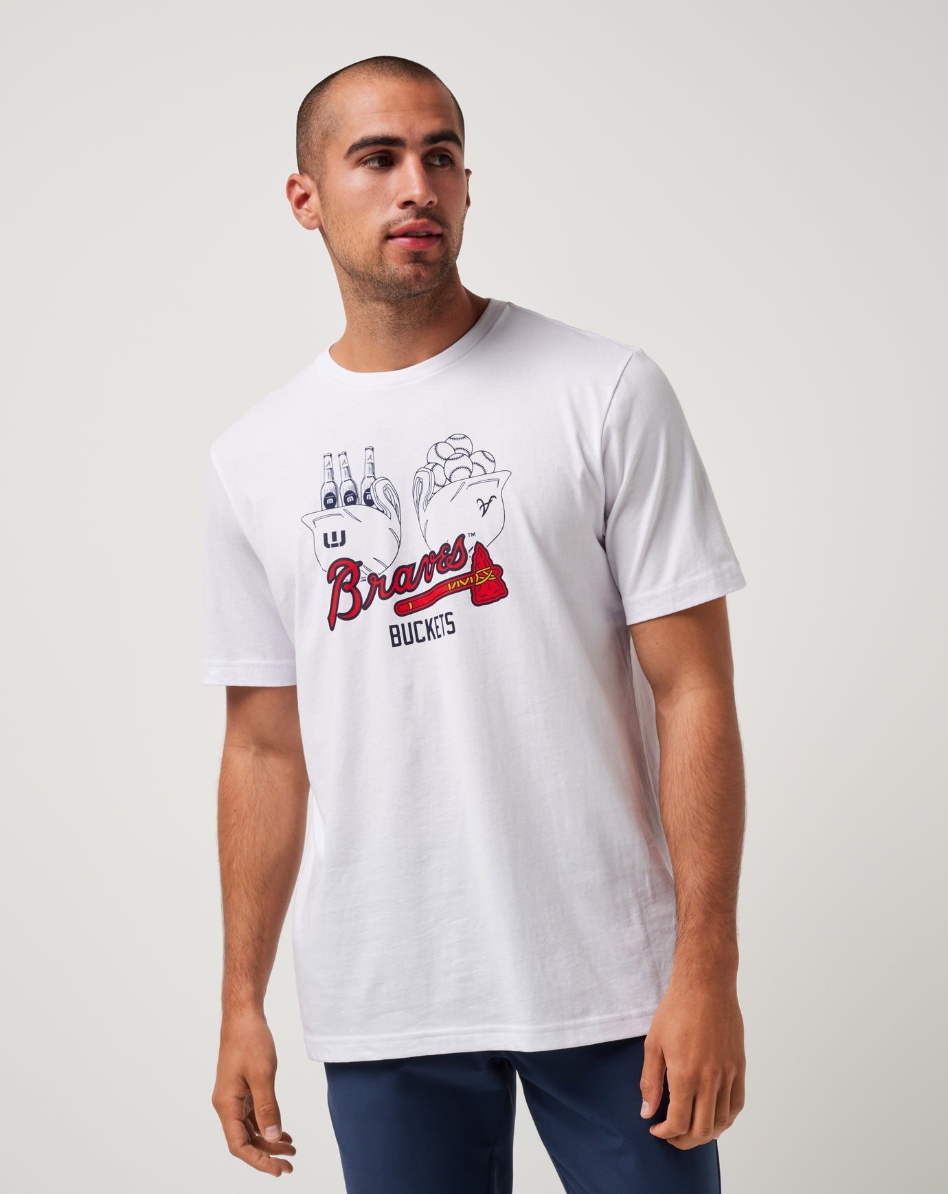 Men|New Atlanta Braves Strike One Tee