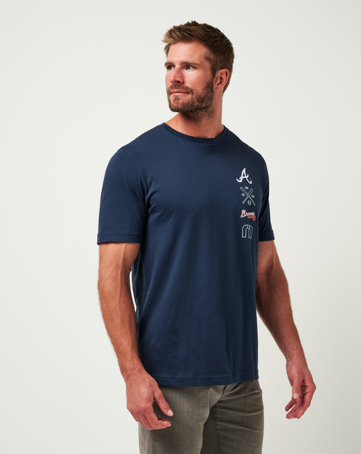 Men|New Atlanta Braves Sunset Slam Tee