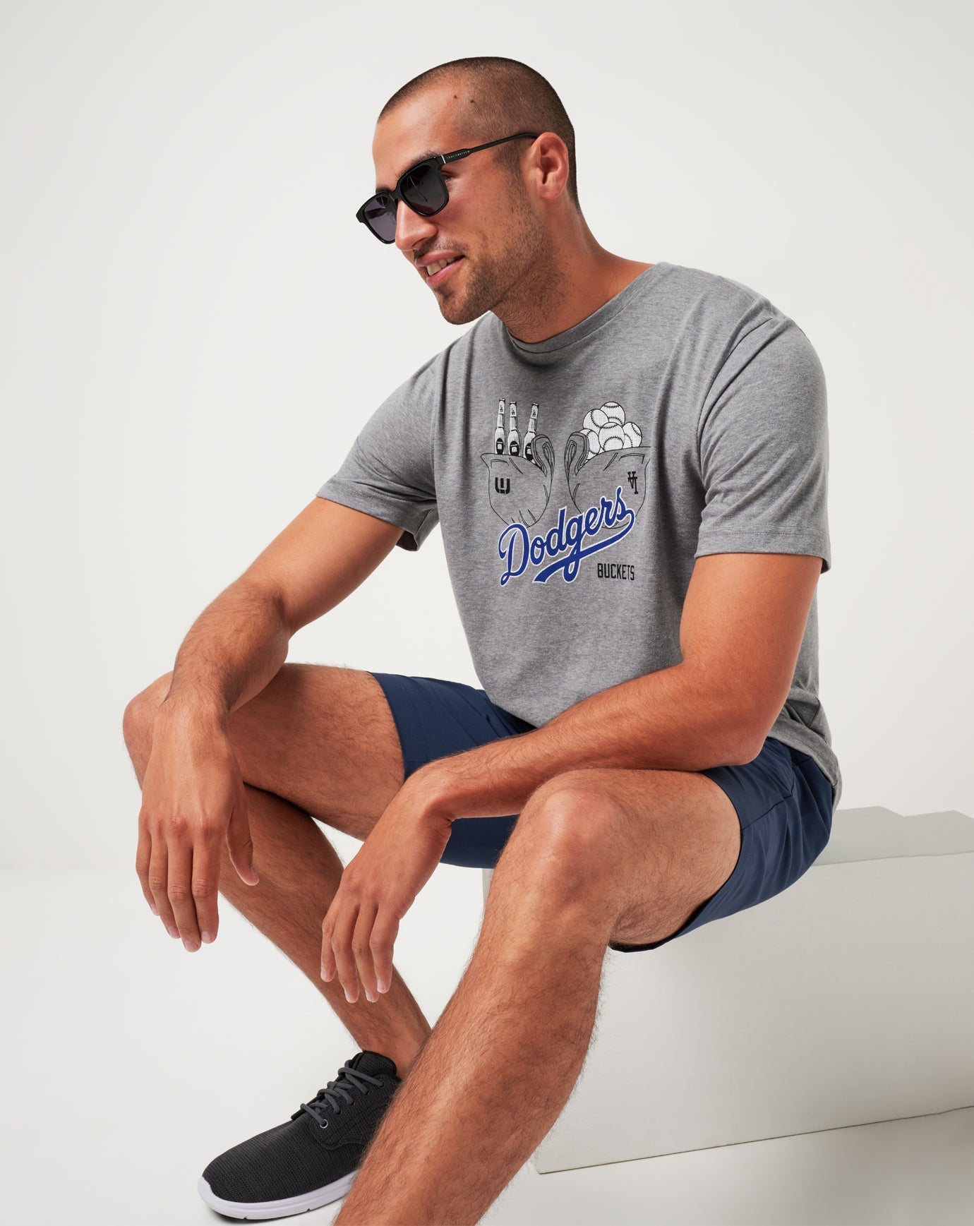 Men|Game Day|New Los Angeles Dodgers Strike One Tee