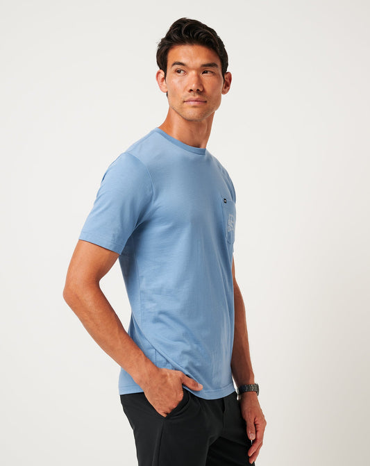 Men Lost Mapes Pocket Tee