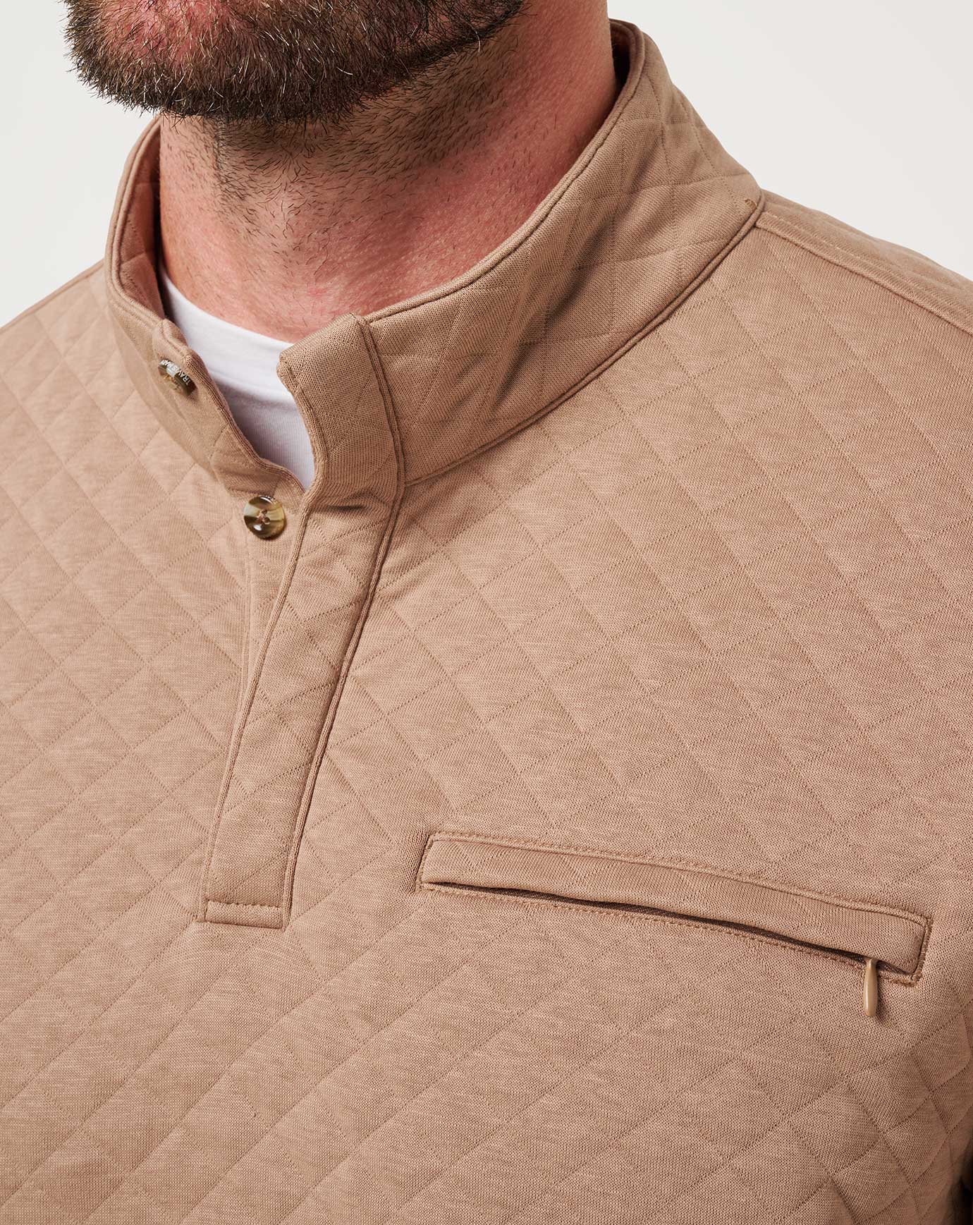 Men Transatlantic Quarter Zip