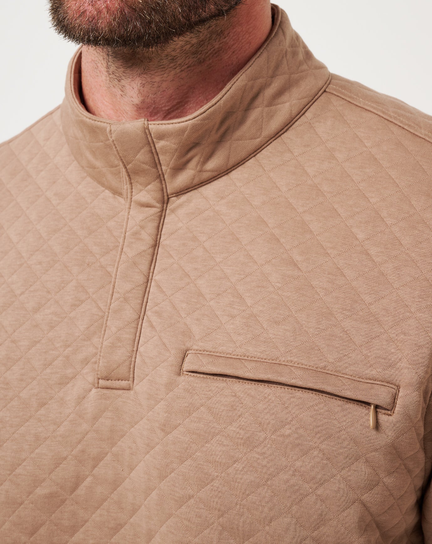 Men Transatlantic Quarter Zip