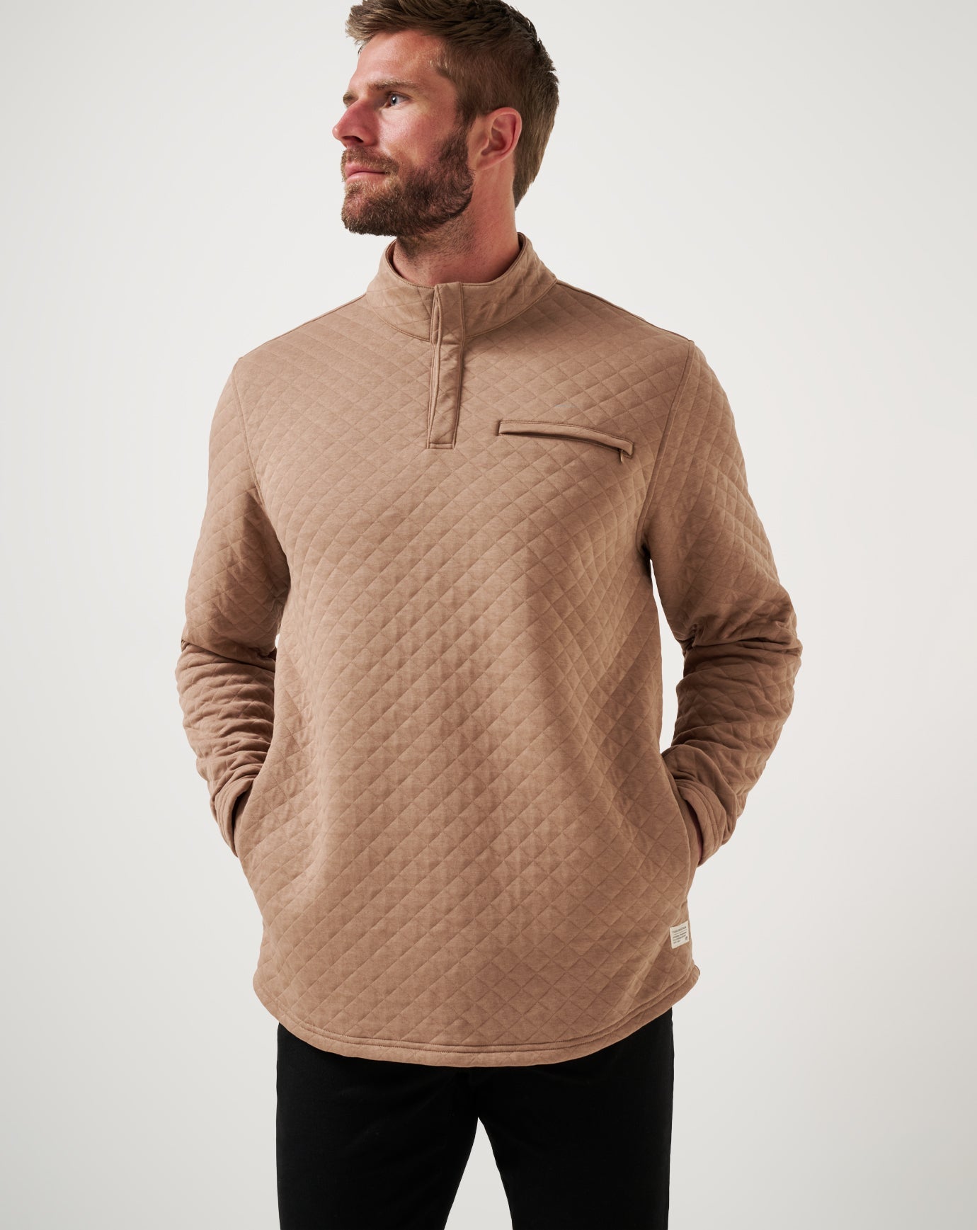 Men Transatlantic Quarter Zip