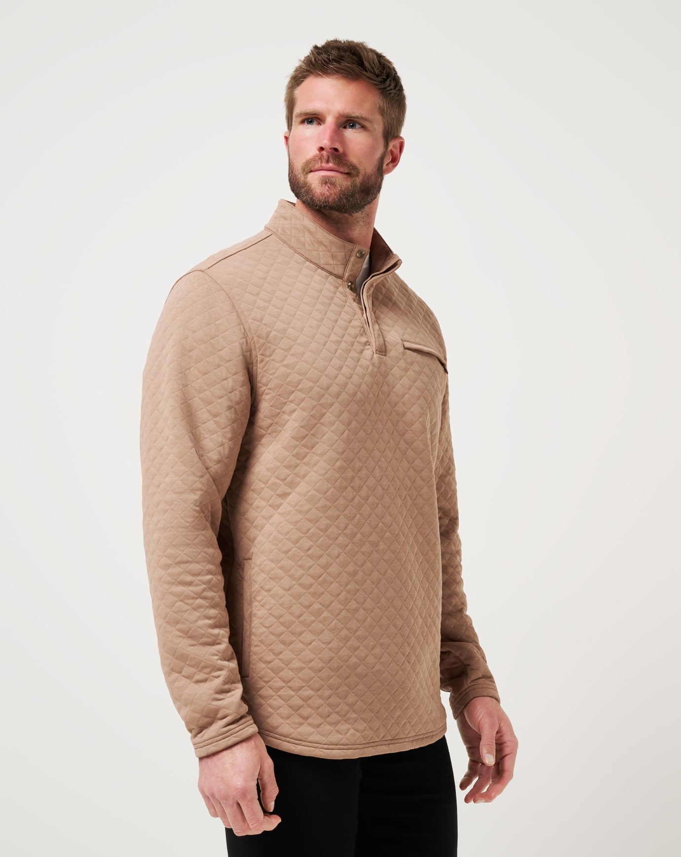 Men Transatlantic Quarter Zip