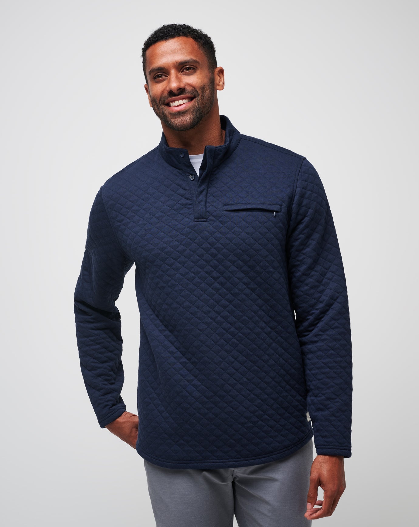 Men Transatlantic Quarter Zip