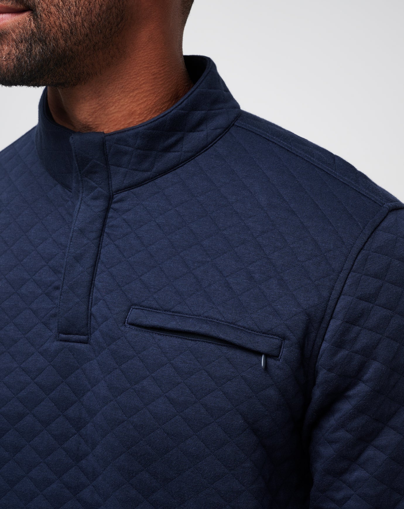 Men Transatlantic Quarter Zip