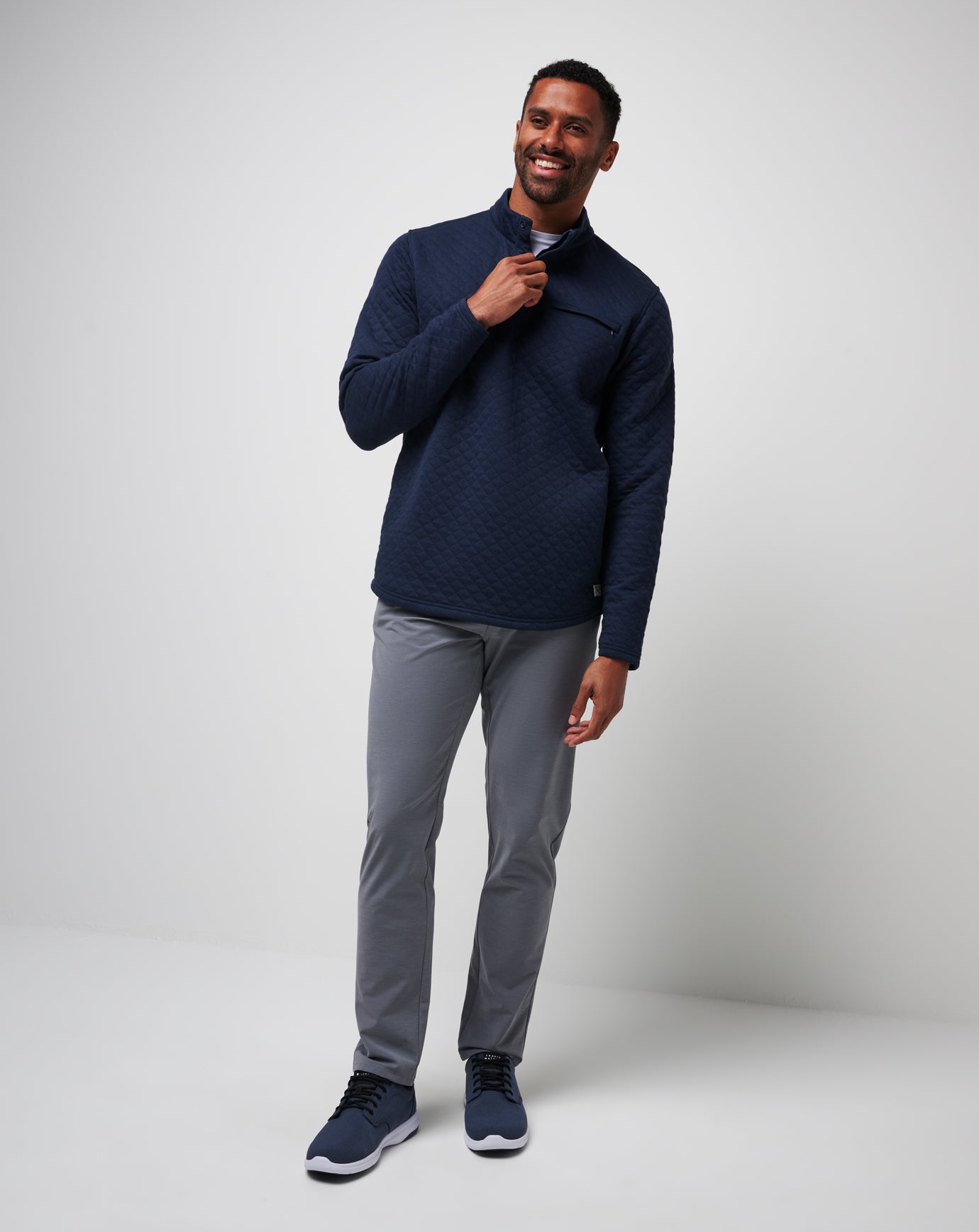 Men Transatlantic Quarter Zip