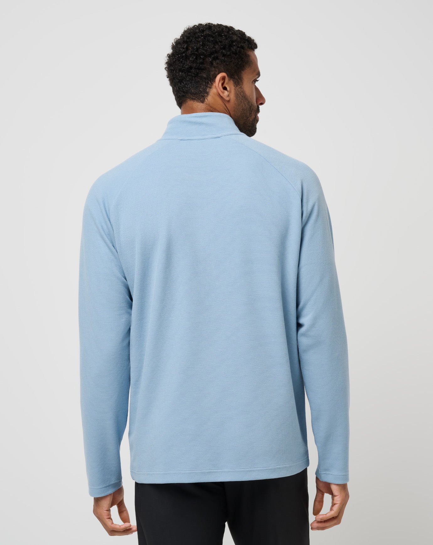Men|Golf Performance Waffle Quarter Zip