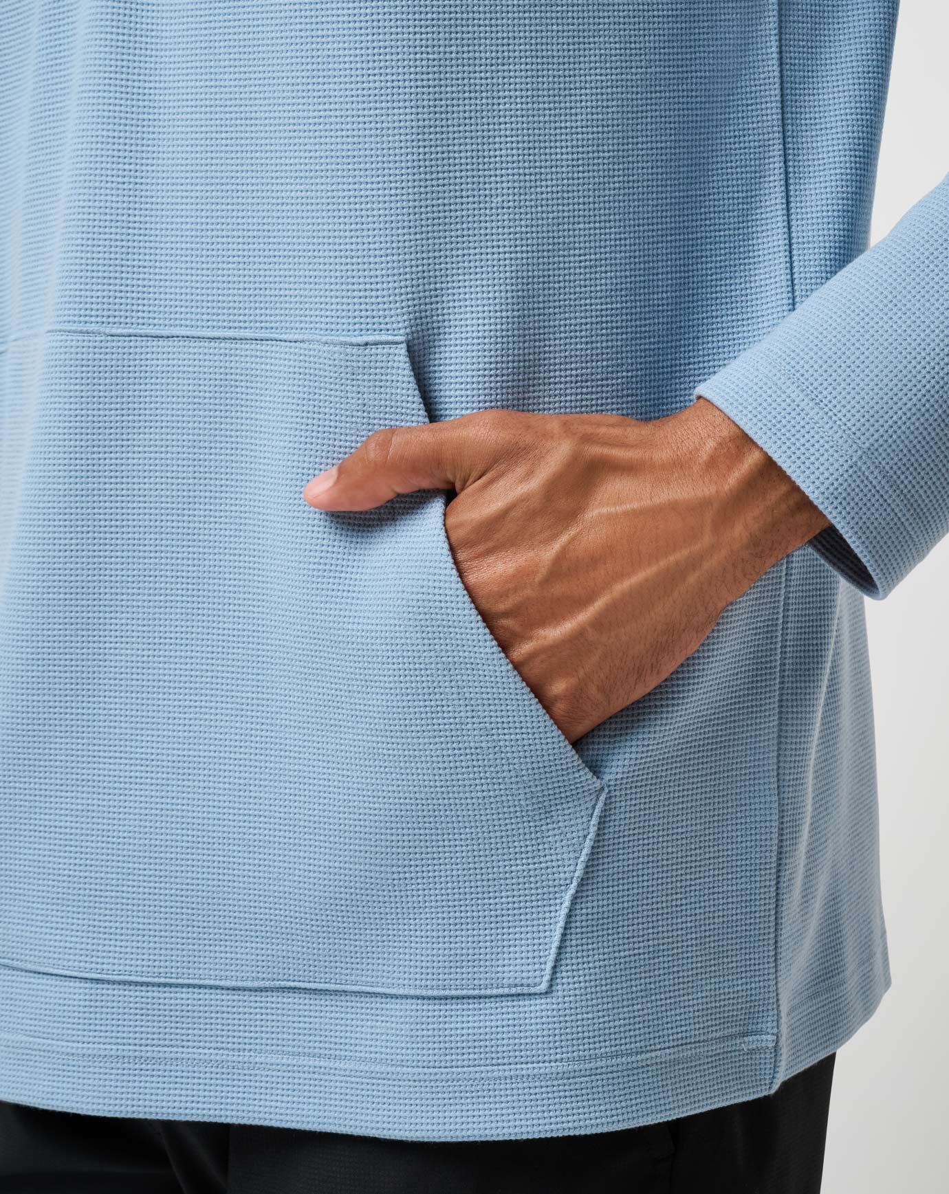 Men|Golf Performance Waffle Quarter Zip