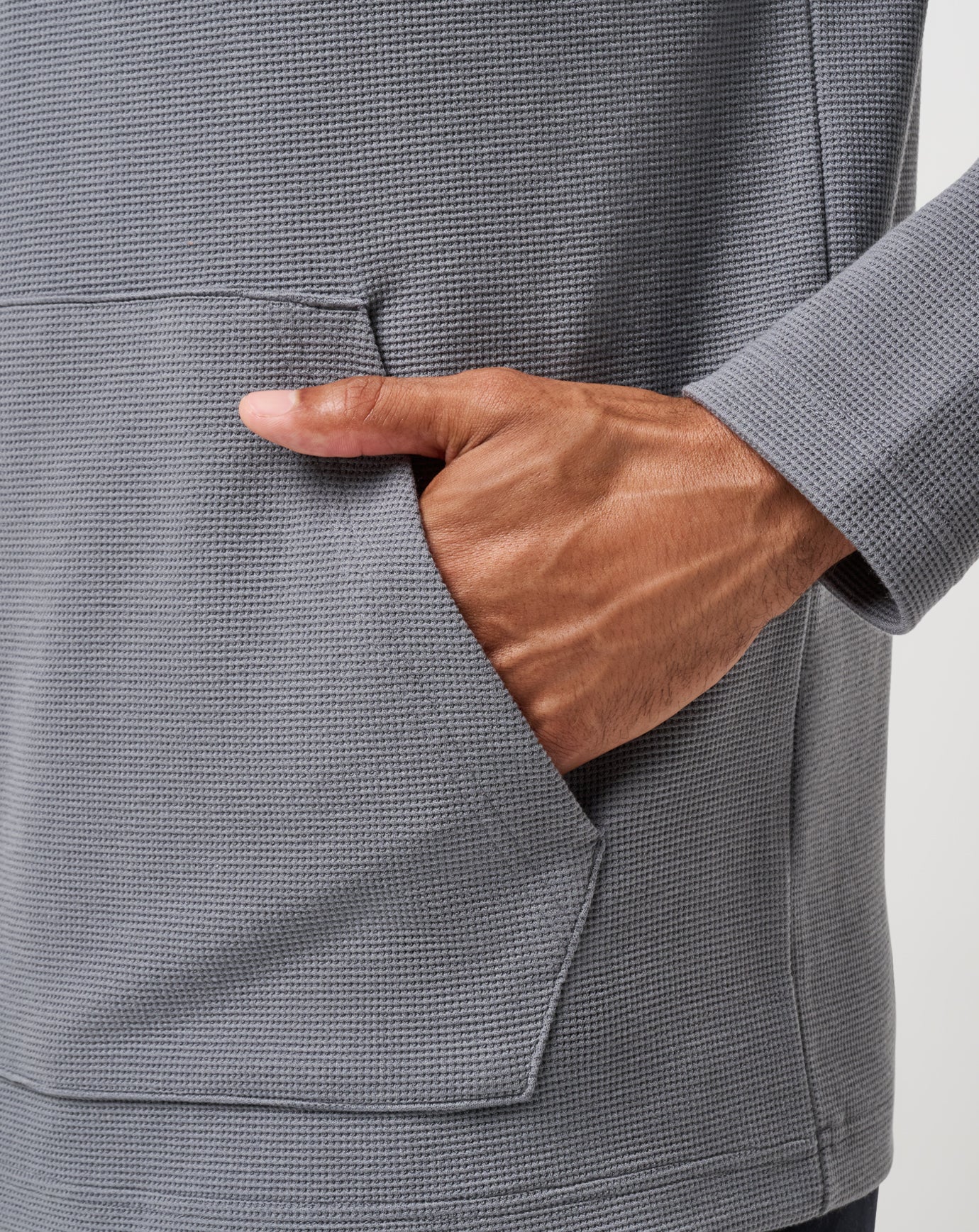 Men|Golf Performance Waffle Quarter Zip