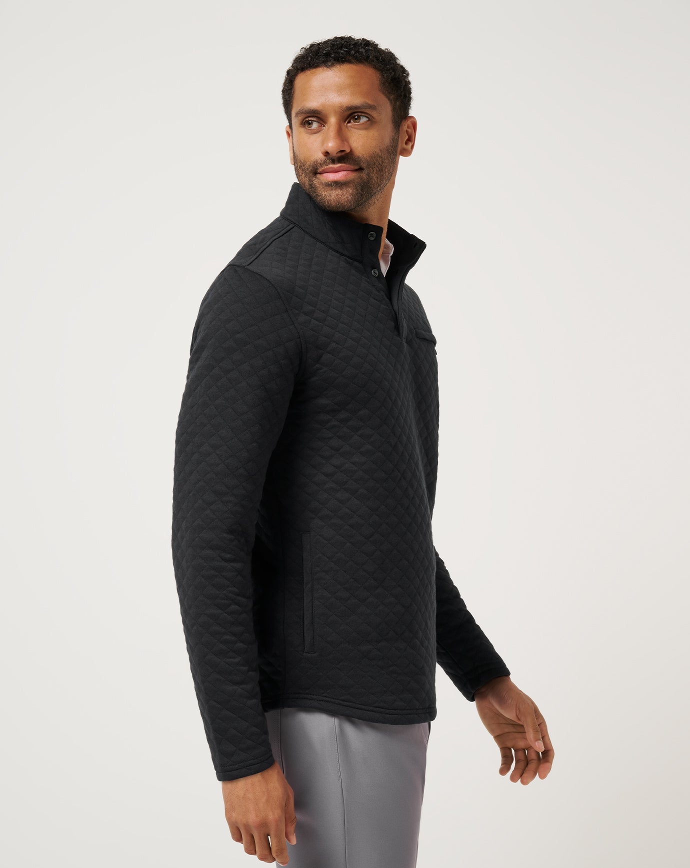 Men Transatlantic Quarter Zip