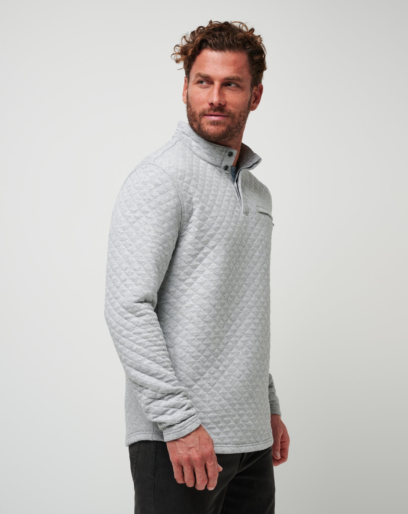 Men Transatlantic Quarter Zip
