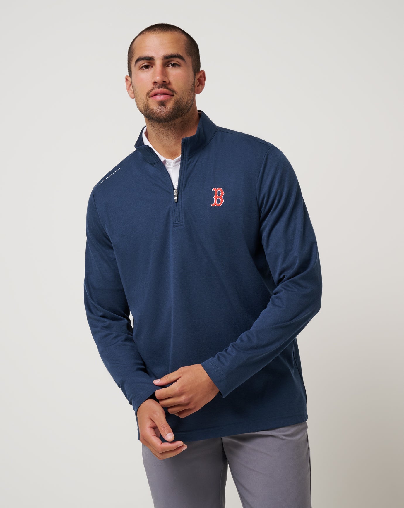 Men|Game Day|New Boston Red Sox Time To Tailgate Quarter Zip
