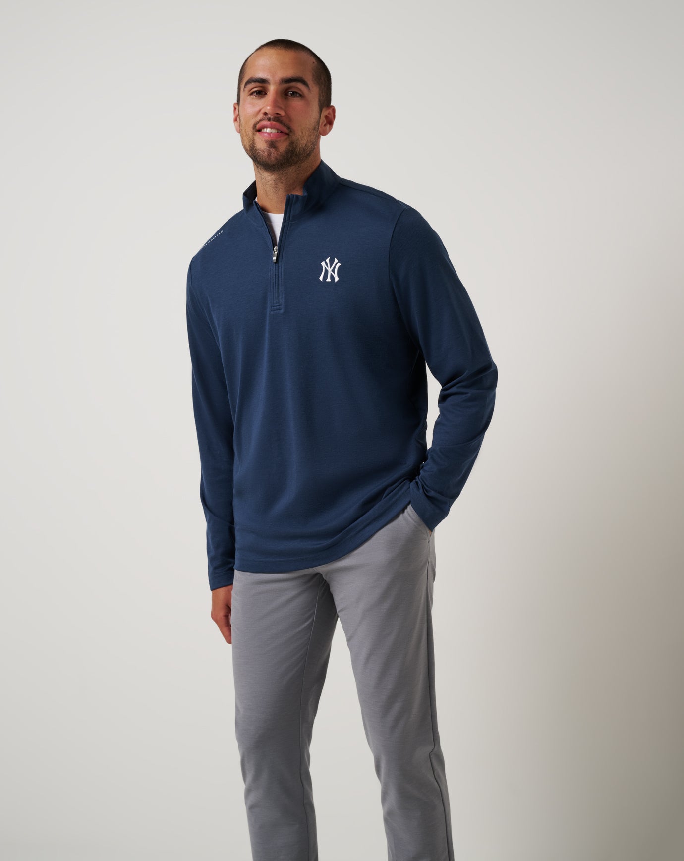 Men|Game Day|New New York Yankees Time To Tailgate Quarter Zip