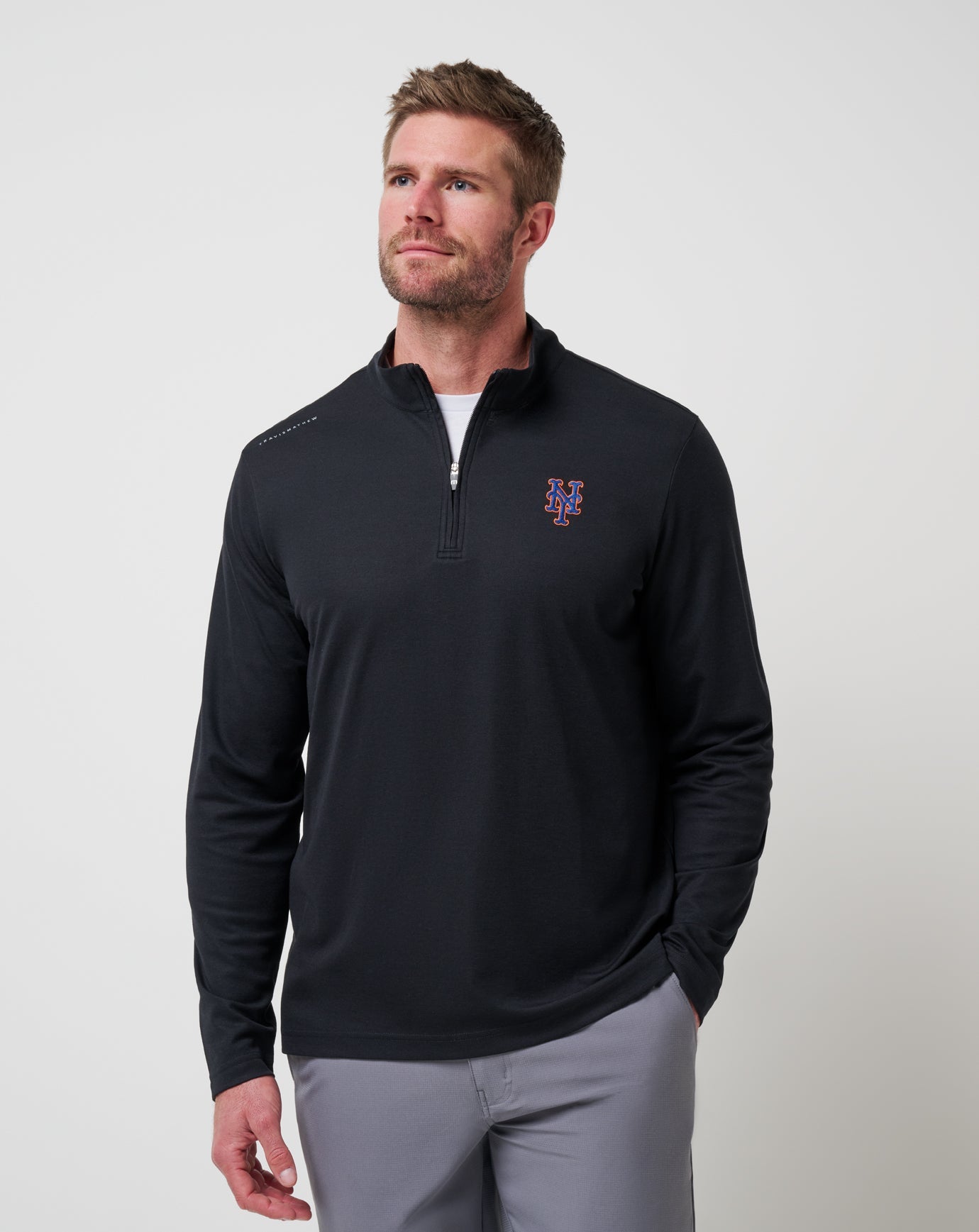 Men|New New York Mets Time To Tailgate Quarter Zip