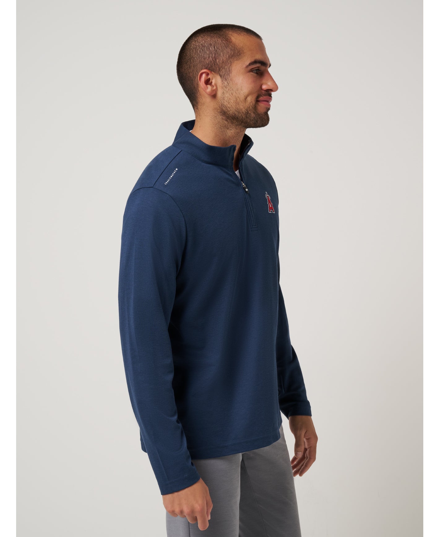Men|New Los Angeles Angels Time To Tailgate Quarter Zip