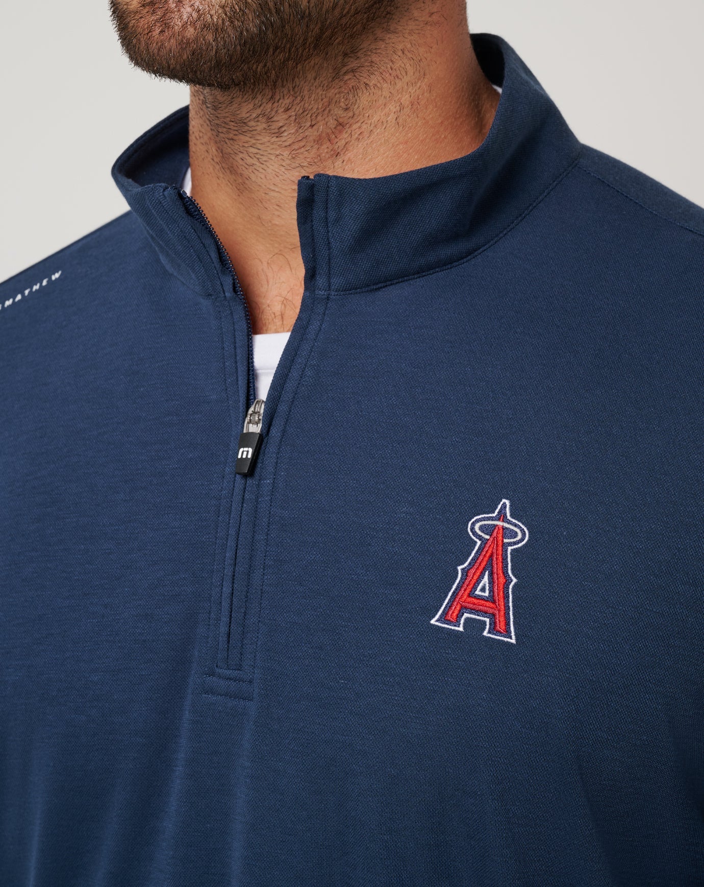 Men|New Los Angeles Angels Time To Tailgate Quarter Zip