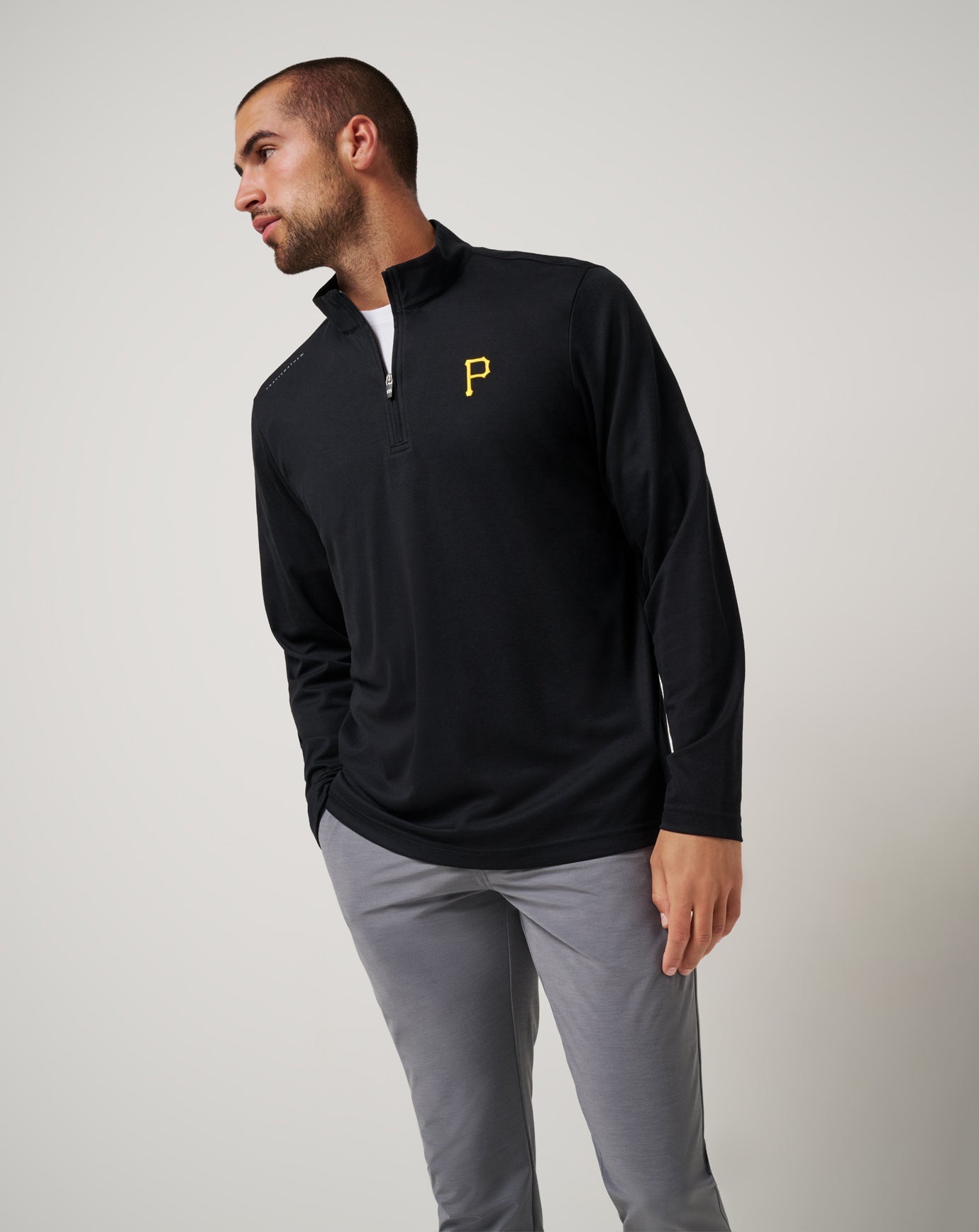 Men|New Pittsburgh Pirates Time To Tailgate Quarter Zip