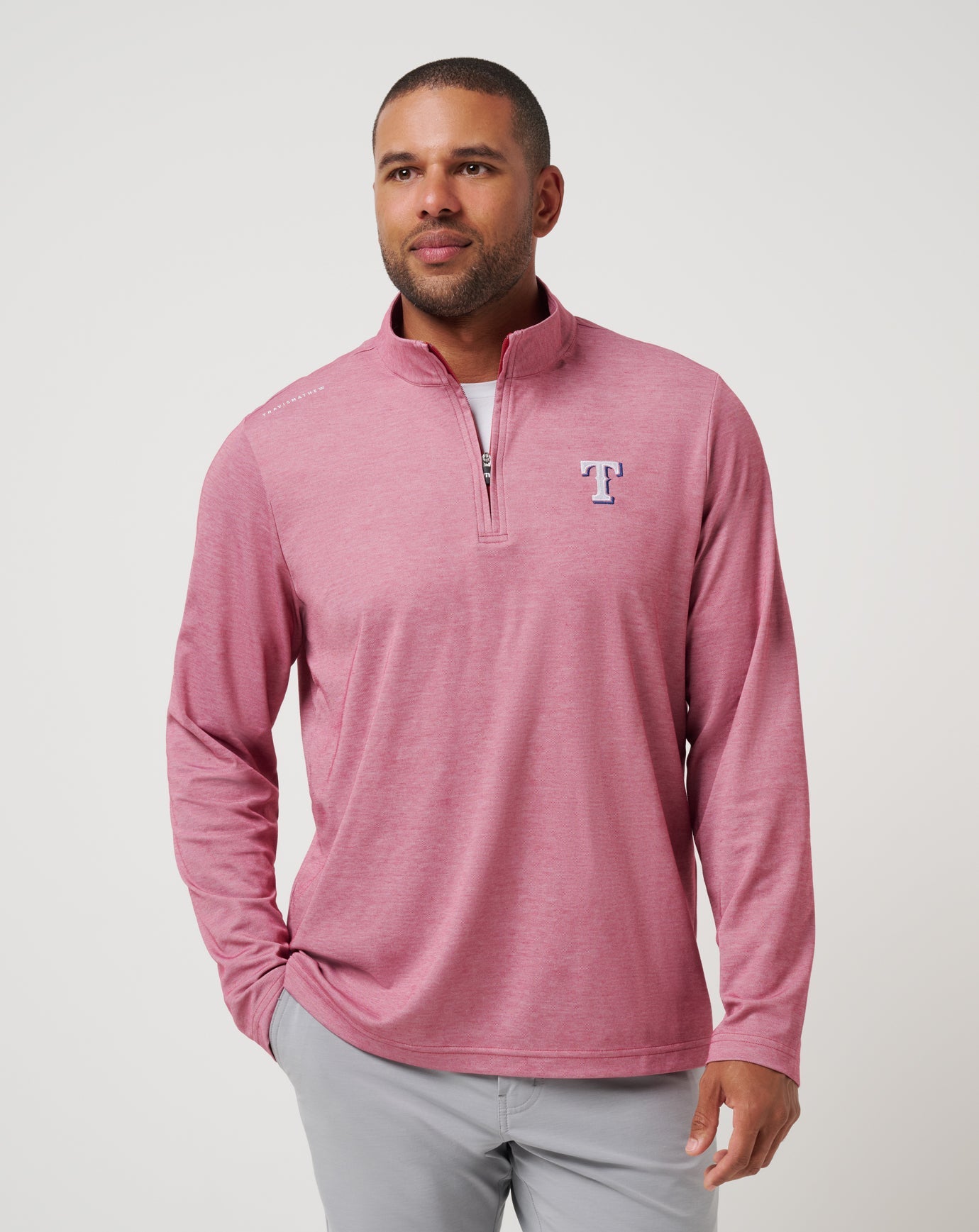 Men|New Texas Rangers Time To Tailgate Quarter Zip