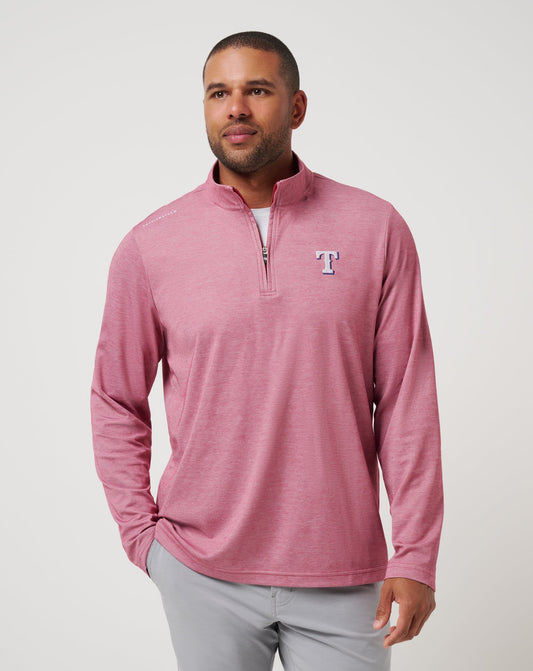 Men|New Texas Rangers Time To Tailgate Quarter Zip