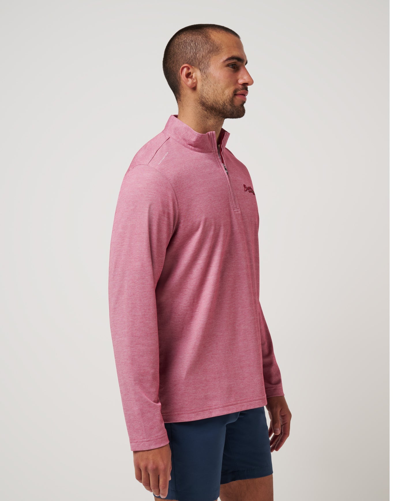 Men|New Atlanta Braves Time To Tailgate Quarter Zip