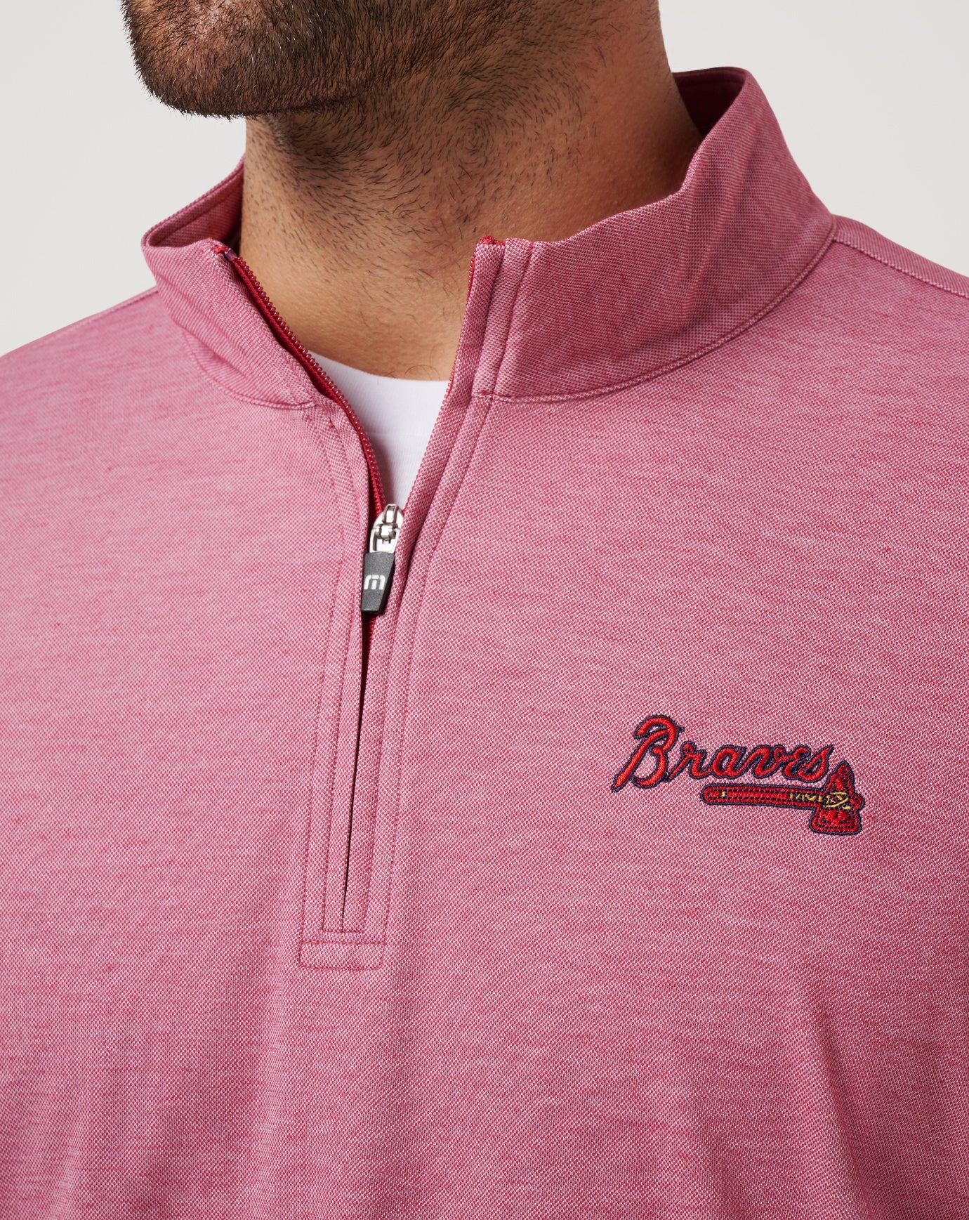 Men|New Atlanta Braves Time To Tailgate Quarter Zip