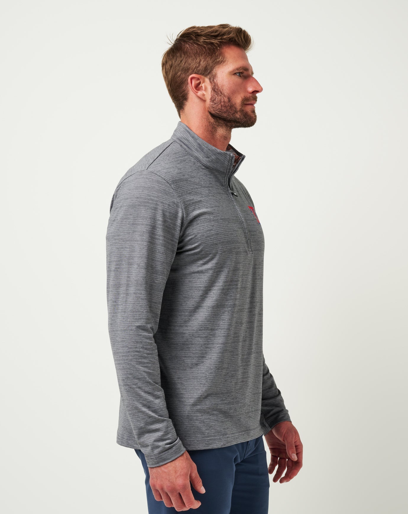 Men|New Texas Rangers The Heater Quarter Zip