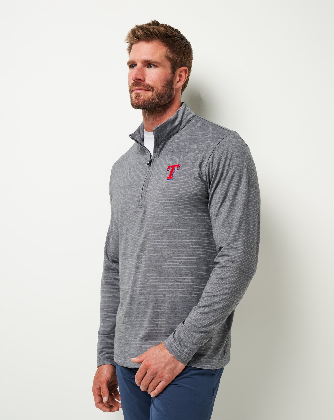 Men|New Texas Rangers The Heater Quarter Zip