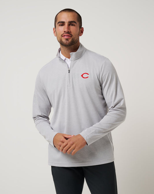 Men|New Cincinatti Reds Time To Tailgate Quarter Zip