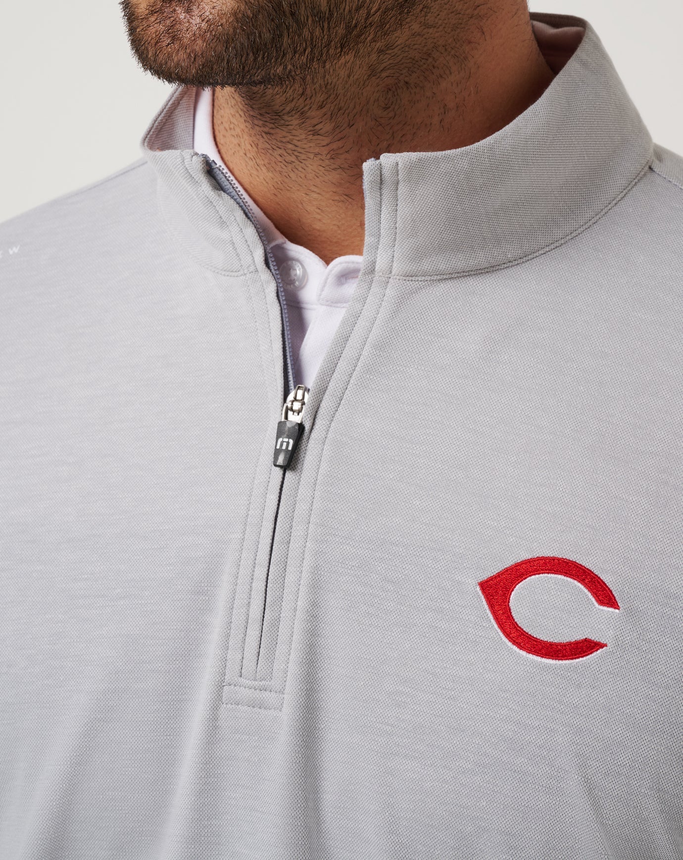 Men|New Cincinatti Reds Time To Tailgate Quarter Zip
