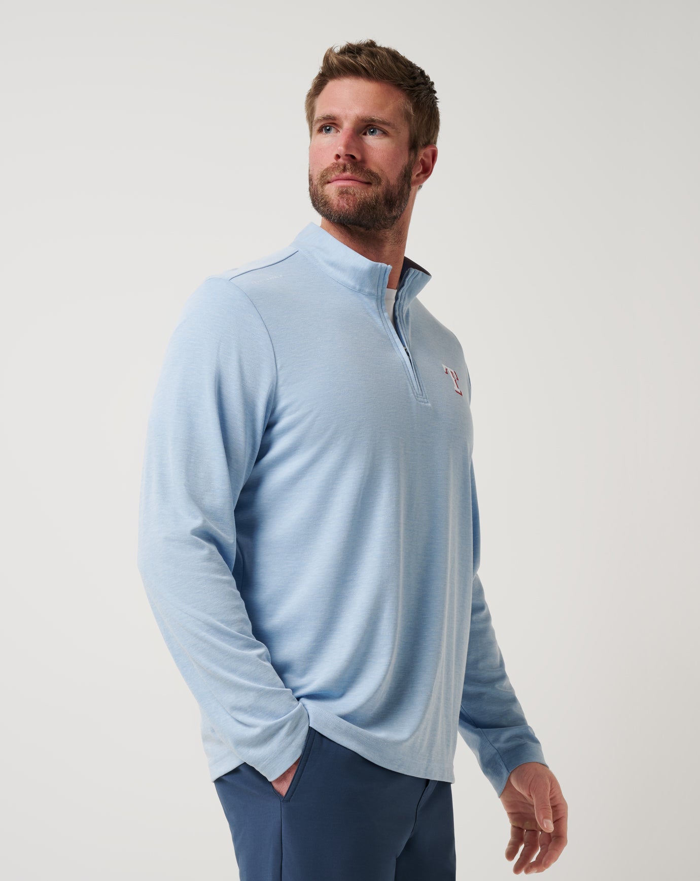 Men|New Texas Rangers Time To Tailgate Quarter Zip