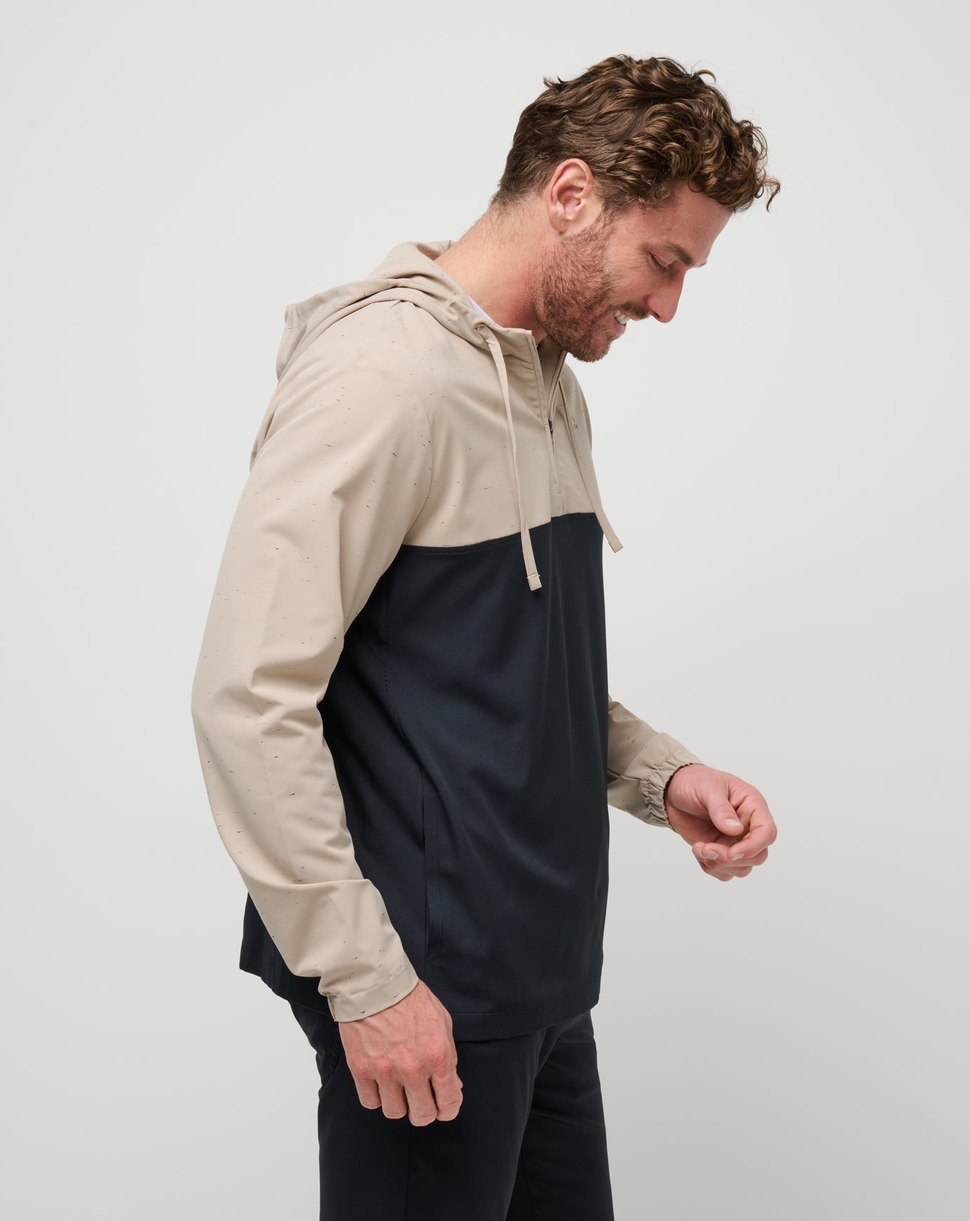Men Rocky Shore Quarter Zip Hoodie
