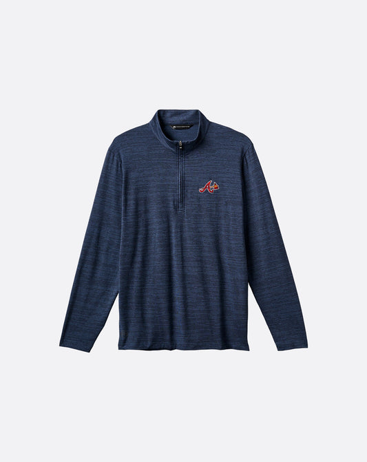 Men|New Atlanta Braves The Heater Quarter Zip