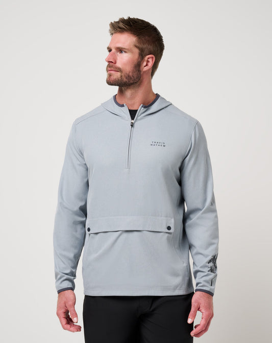 Men|Golf Out Of Pocket Hooded Quarter Zip