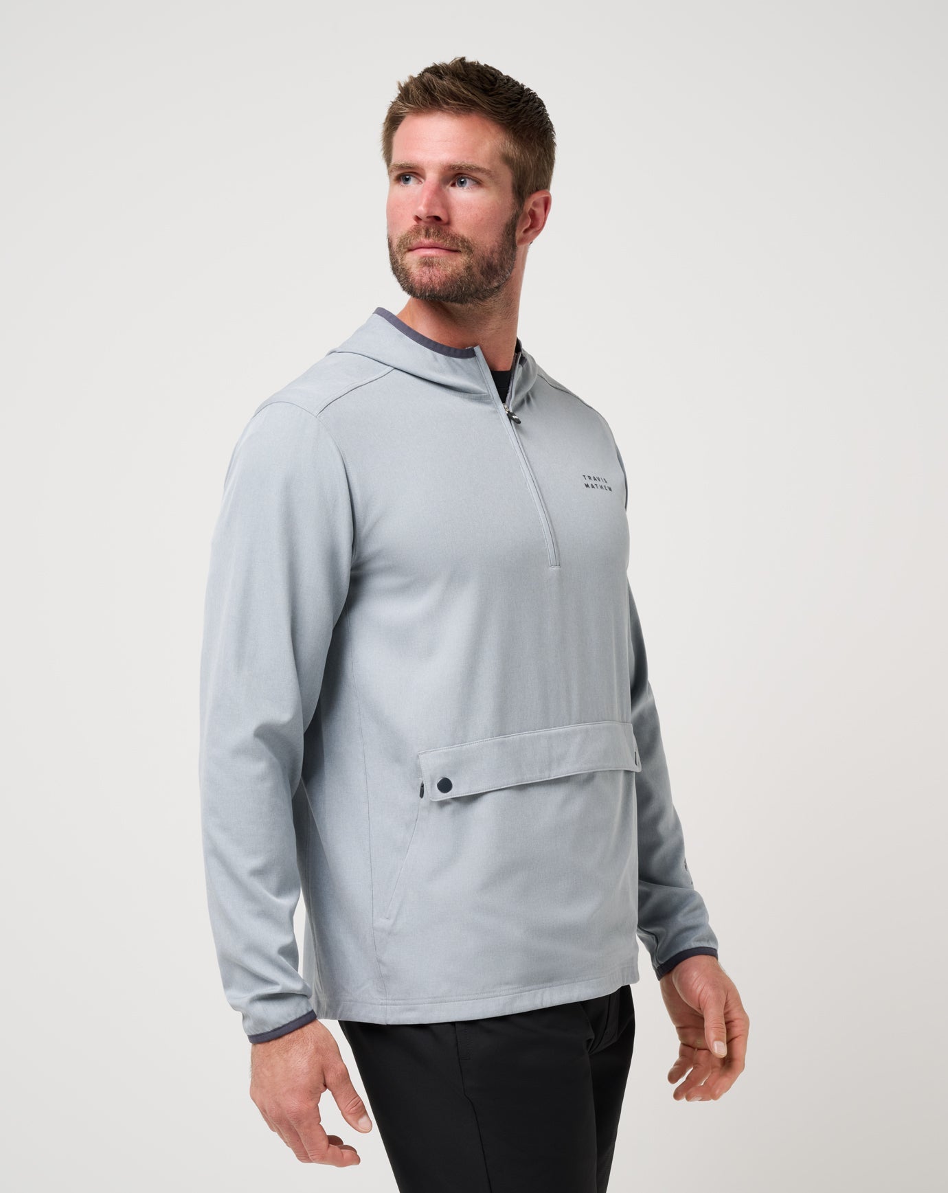 Men|Golf Out Of Pocket Hooded Quarter Zip