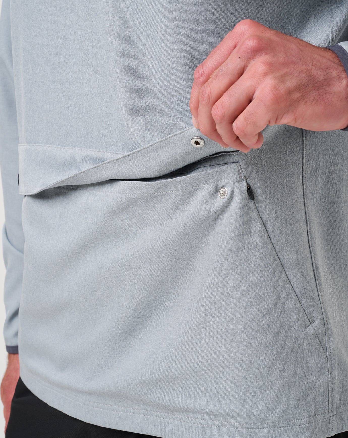 Men|Golf Out Of Pocket Hooded Quarter Zip
