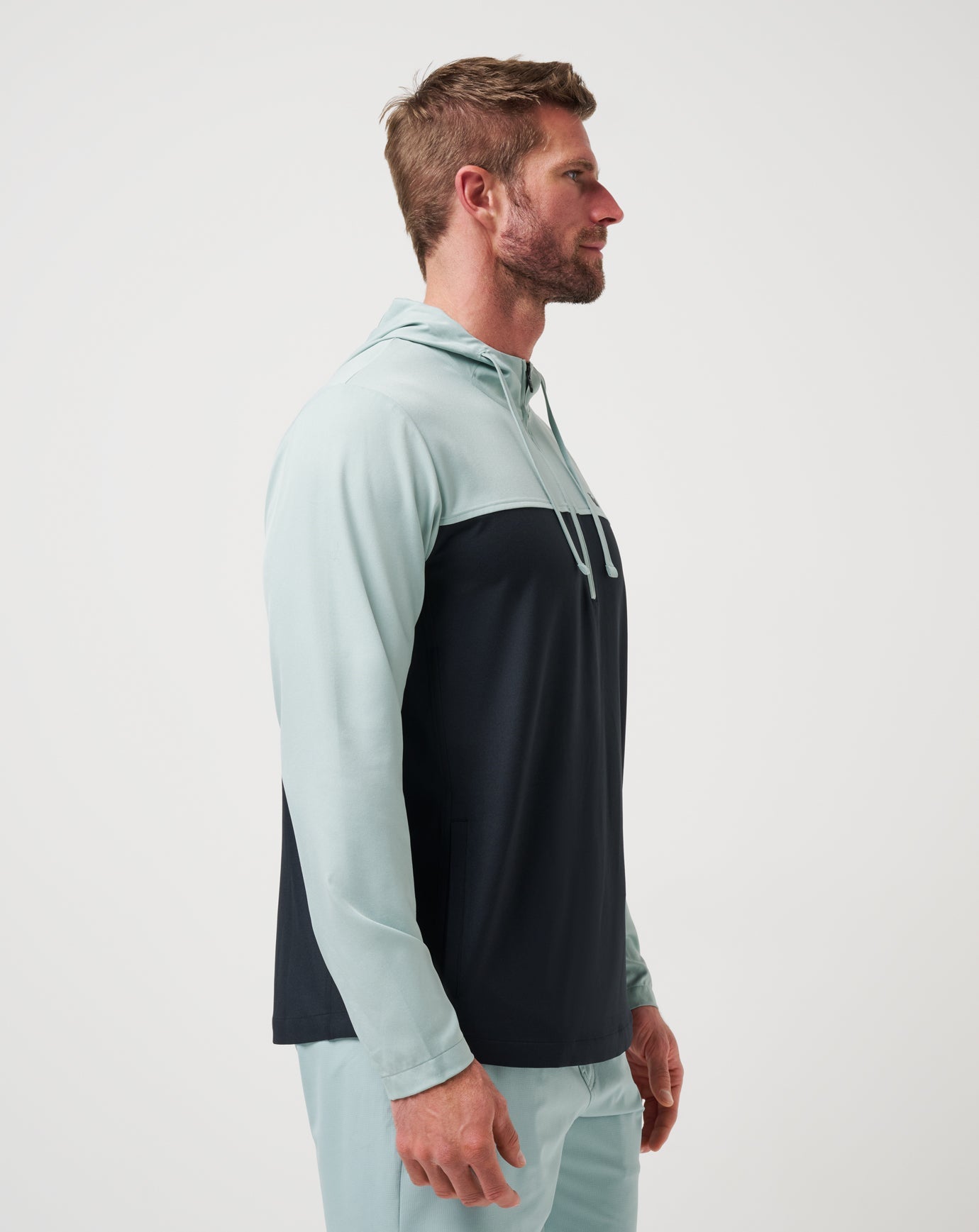 Men|New Coin Toss Quarter Zip Hoodie