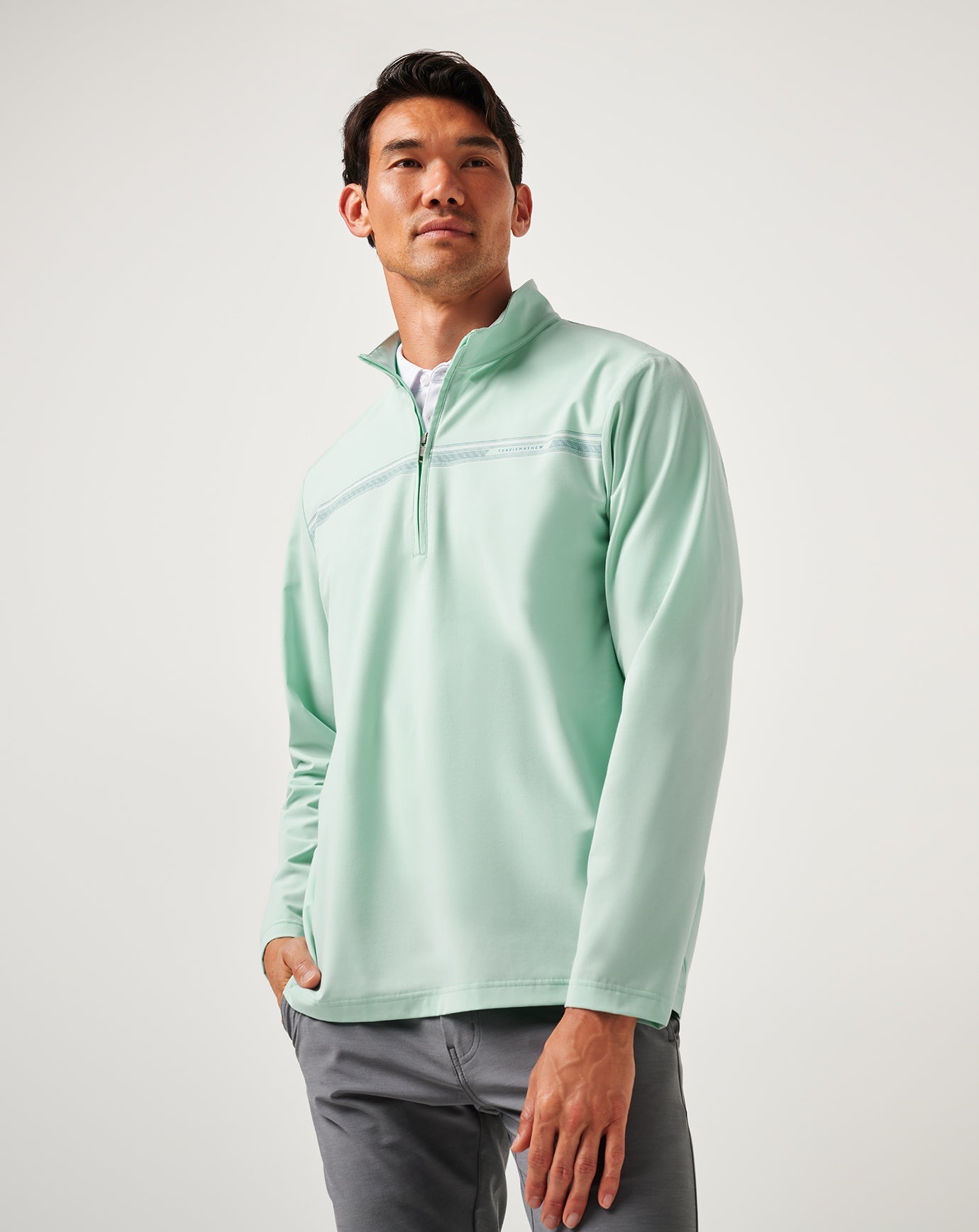 Men|Golf On The Map Quarter Zip
